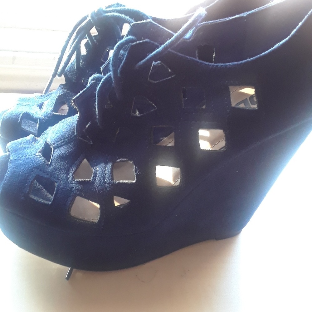 Blue Wedges